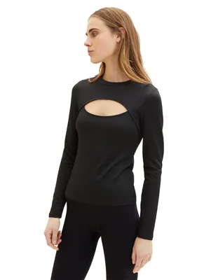 Produktbild von Tom Tailor Rundkragen Langarmshirt