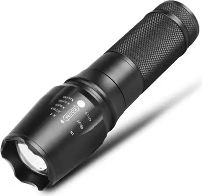 Produktbild von LED Taschenlampe Polizei Swat wiederaufladbar Zoom Power inkl. Akku Ladegerät
