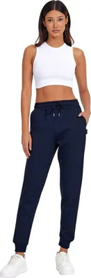 Produktbild von COMEOR Jogginghose Damen Baumwolle Sporthose Dunkelblau 2XL