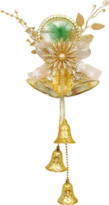 Produktbild von Weihnachtsschmuck Weihnachtsanhänger Weihnachtsglocke Charm(Stil 4)