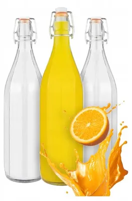 Produktbild von Bimberek Costolata Glasflaschen 500ml mit Bügelverschluss 6er-Set