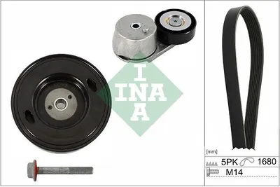 Produktbild von INA 529 0409 20 Keilrippenriemensatz für OPEL Astra K Sports Tourer (B16)