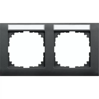 Image de MERTEN MEG4021-3614 Cadre double M-Pure anthracite