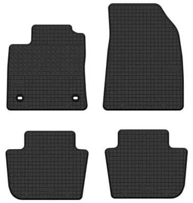 Produktbild von Gummi-Fußmatten für MG MG 4 2022- (Schrägheck) – 4-tlg, Schwarz, passgenau – Wielganizator SolidTread