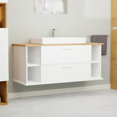Produktbild von GLA-120-Weiß Weiß-Eiche