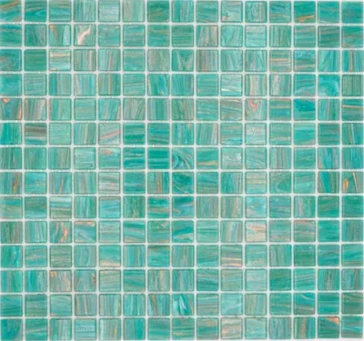 Produktbild von Glasmosaik Mosaikfliese Grün Türkis Kupfer changierend MOS230-G65