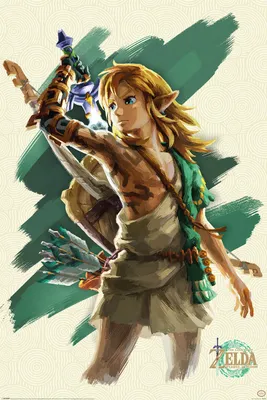 Produktbild von Pyramid International The Legend of Zelda Tears of the Kingdom Poster Set Link Unleashed 61 x 91 cm (5)