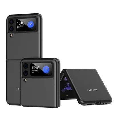 Obrázek produktu pro Ultratenké matné skládací PC pouzdro pro Galaxy Z Flip3 5G, nárazuvzdorné a odolné proti poškrábání černé
