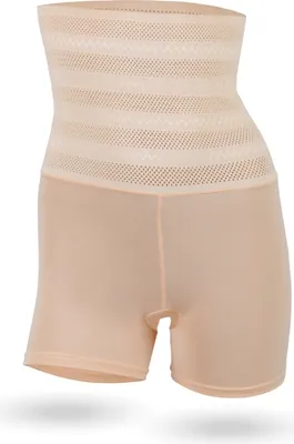Produktbild von Figurformender Bodyshaper Longpants ( Beige / M ) Highwaist Miederhose mit Bauchweg Effekt - Shapewear Bodypants, bequemer Miederslip Hohe Taille