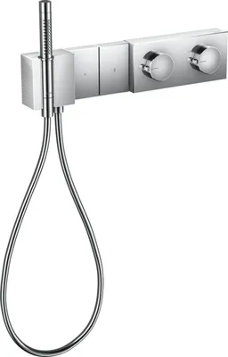 Obrázok produktu pre Hansgrohe Termostatický modul pod omietku Select Axor Edge F-Set 2 Verbr.Diamantschliff chróm, 46701000