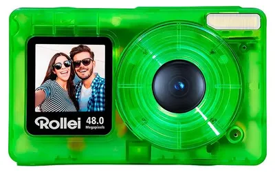 Produktbild von Rollei Compactline 12100, 48 MP, 8000 x 6000 Pixel, CMOS, 4K Ultra HD, 103 g, Grün