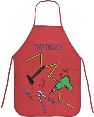 Produktbild von Kinder Werkenschürze Malschürze Bastelschürze / Grösse 45 x 60 cm