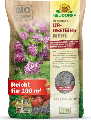 Produktbild von Neudorff UrgesteinsMehl - 10 kg für 100 m² erhöht Bodenfruchtbarkeit