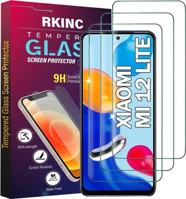 Produktbild von 3er Pack Panzerglas Displayschutz für Xiaomi 12 Lite HD 0,33mm blasenfrei