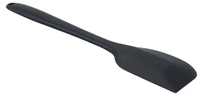 Silikonspatel 27,5 cm, hitzebeständig bis 230 °C, schwarz