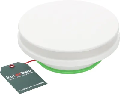 Produktbild von KOTARBAU® Tellerventil Rund für Rohranschluss Ø 125mm Weiß Anemostat Ablufttellerventil Lüftungsgitter Deckenventil Kunststoff Decken Diffusor Abluft Lüftungsventile Abdeckungs Ausgangswand Decken Dif