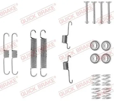 Produktbild von QUICK BRAKE Zubehörsatz Bremsbacken Zubehörsatz Bremsbacken 105-0012 Hinten für DAIHATSU CUORE VI (L7)