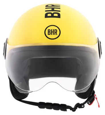 Produktbild von BHR 835 SPECIAL, Demi-Jet Helm ECE 22.06, Kratzfestes Visier, Mikrometrischer Verschluss & abnehmbare Wangenpolster, Gelb, M