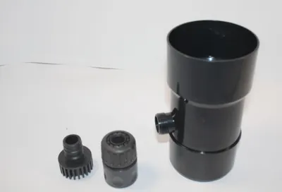 Produktbild von Bryza | Regenwasser-Rückgewinner 110 mm - Graphit RAL 7021 - Wetterfest - Automatische Funktion