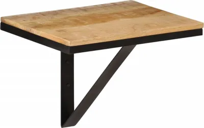 Obrázek produktu pro Nástěnná police 40 x 30 x 32 cm masivní mangovník a železo