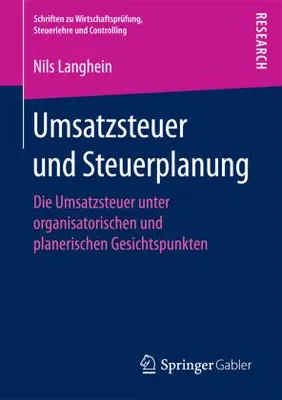 Obrázek produktu pro Umsatzsteuer und Steuerplanung