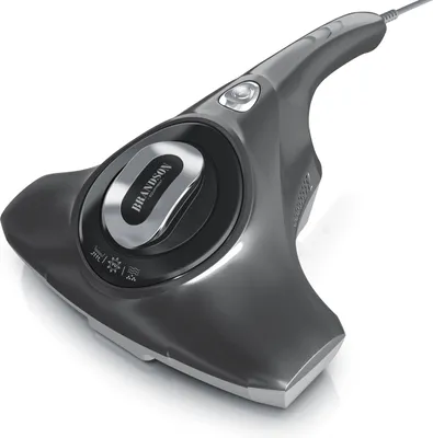 Produktbild von Brandson Milben Handstaubsauger 300W, Milbensauger, vernichtet 93 % Milben, chemiefreie Reinigung, Absaugen, Desinfizieren von Matratzen mit UV-C Licht, für Allergiker, schwarz