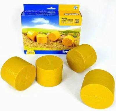 Productafbeelding van Bruder accessoires: 4 ronde balen, 1 set