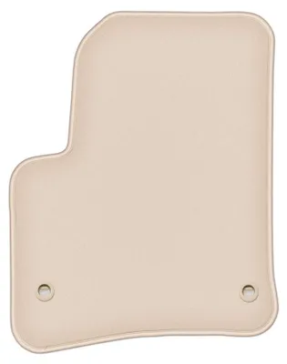 Immagine prodotto di Tappetino conducente in velluto PREMIUM beige compatibile con Volkswagen Touareg I (2002-2010, SUV) – con fissaggi – su misura