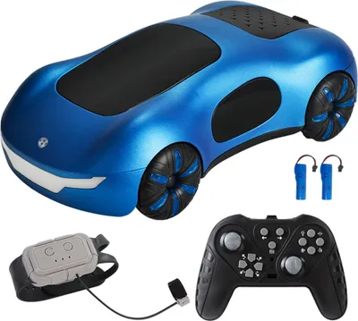 Produktbild von Ferngesteuertes Drift-Auto, Ferngesteuertes Sprühauto, 2,4 GHz mit Doppelspray, Gestenerkennungssteuerung, Uhr, Licht und Ton, Kindergeschenk für Kinder, Jungen und Mädchen, 2 Batterien