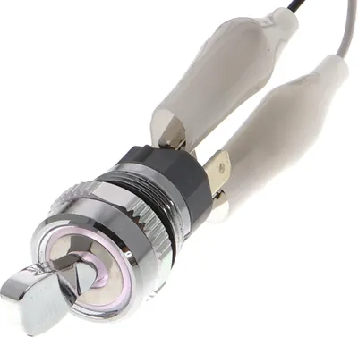 Produktbild von Rockerswitch Kippschalter LED beleuchtet diverse Farben Farbe: Weiß