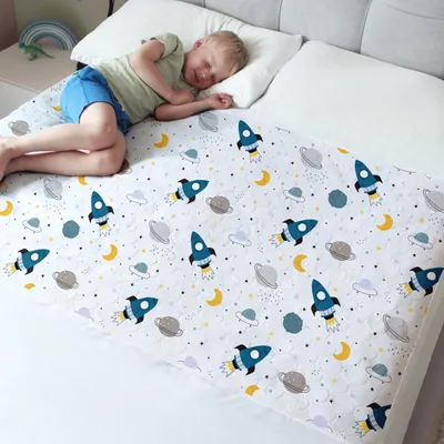 Image de Protection imperméable pour matelas, idéale pour les enfants - Lavable et absorbante
