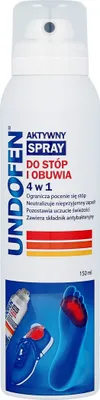 Image de UNDOFEN 4 in 1 Foot and Shoe Spray 150ml - Contient du Dermosoft 100% naturel pour un contrôle antibactérien et des odeurs