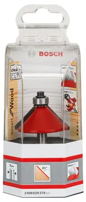 Productafbeelding van Fasefrees voor hout, 8 mm, diameter 44 mm, lengte 18,5 mm, totale lengte 61 mm