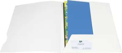 Produktbild von Exacompta Pack 20 Präsentationsmappen A4, glänzender Karton, Weiß, 635017E
