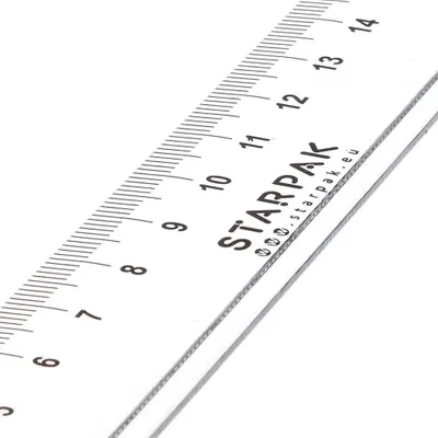Produktbild von Kunststofflineal 20 cm Starpak 283238