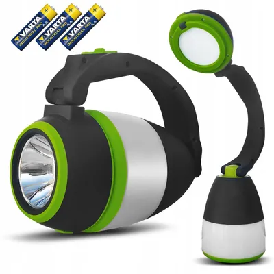 Produktbild von Multifunktions-Taschenlampe Maclean MCE294 200 lm + 3× AA Varta Batterie