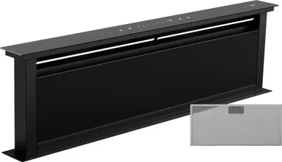 Image de Klarstein Royal Flush Eco Hotte De Plan De Travail - classe A++, 842 m³/h, Silencieuse 70 dB, LED 9 Couleurs,Tactile, Hotte Aspirante Moderne, Installation Murale, Acier Inoxydable