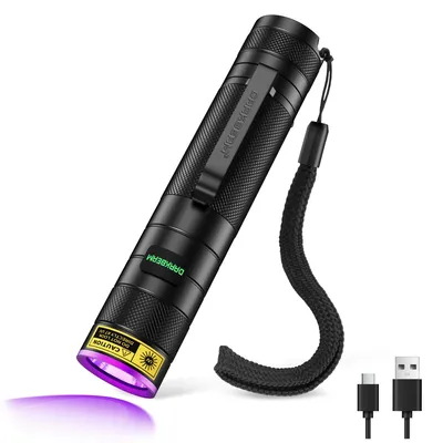 Productafbeelding van UV Lamp Blacklight Zaklamp, Mini Zwart Licht 395nm LED