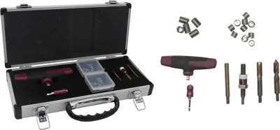 Produktbild von Profi Gewinde Reparatur Set Helicoil Gewindeschneider M3 - M12 Gewindehülse, Größe:M12