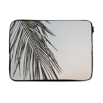 Produktbild von MuchoWow® Laptop Hülle 13 Zoll Sommer - Palme - Blatt Laptoptasche - Laptophülle - Sleeve - Rundumschutz