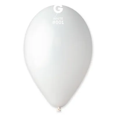 Produktbild von Ballon G90 pastell 10 - weiß 100 Stk.