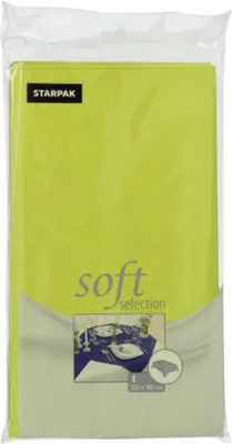 Produktbild von Tischdecke, stoffähnlich, Vlies "soft selection" 120 cm x 180 cm limonengrün