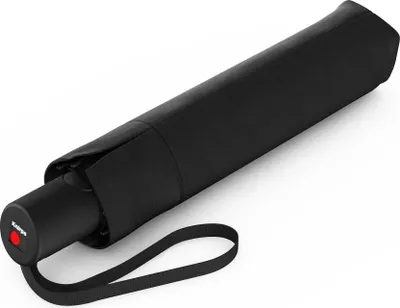 Produktbild von Knirps A.200 Duomatic Regenschirm Taschenschirm sturmfest black