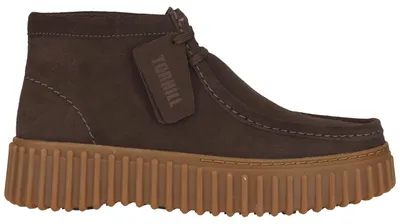 Produktbild von CLARKS Stiefeletten Torhill Moss mit gerippter Laufsohle 5230 Dark Brown Suede 40