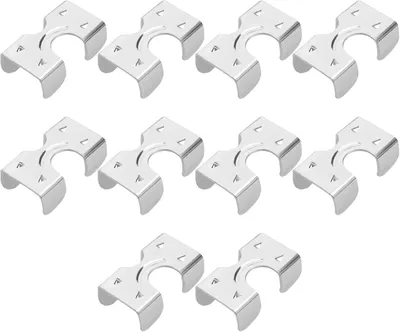 Imagen del producto de Abrazaderas de cuerda dobles de acero inoxidable 304, de 40 x 22 mm, para cuerdas de 10-12 mm de diámetro, aptas para uso en interiores y exteriores