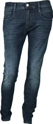 Produktbild von Replay Anbass 34L Herren 11.05 oz Recycelte 360° Stretch Baumwolle Denim Mar e – Marine