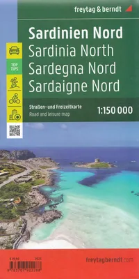 Zdjęcie produktu dla Sardynia, zestaw map drogowych 1:150 000, freytag & berndt