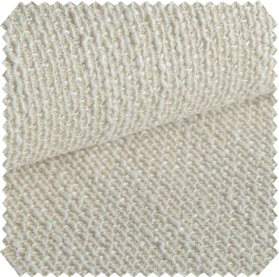Produktbild von novely® LANZ SOFT - Melierter Polsterstoff mit Webstruktur - Grob gewebter Möbelstoff - Pflegeleichte Meterware 1lfm - Farbe: 80 Creme Weiß