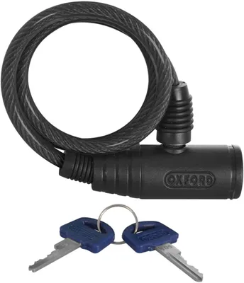 Imagen del producto de Candado de cable Oxford OF02, 6 mm, 0,6 m, 0,08 kg