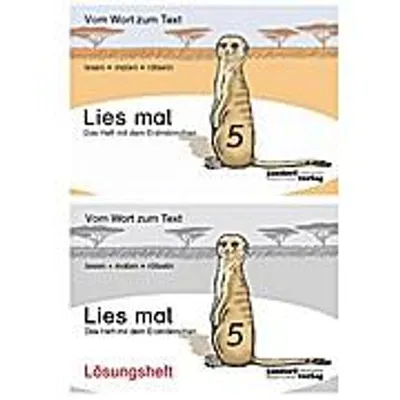 Immagine prodotto di Lies mal 5 Erdmännchen Heft und Lösungsheft